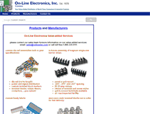 Tablet Screenshot of connex-electronics.com